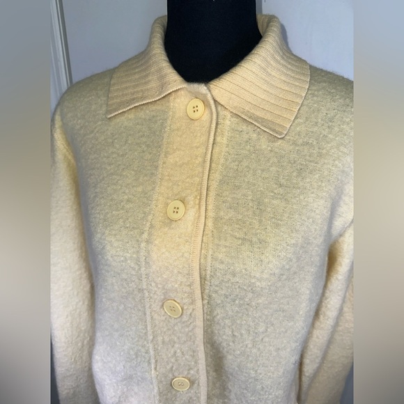 VINTAGE 100% Wool Button-Up Women's Jacket 0054 - Picture 4 of 8